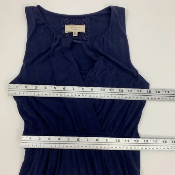 Anthropologie Moulinette Soeurs Womens XS Navy Sanna Maxi Dress - Picture 9 of 13